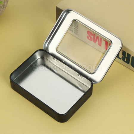 Customization Square tin boxes with or without windows Corporate Gifts