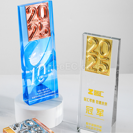 Customization 2025 Crystal Award Corporate Gifts