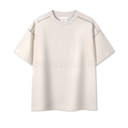 Customization Contrasting Color Summer T-shirt Corporate Gifts