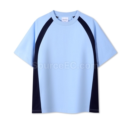 Customization Contrasting Color Summer T-shirt Corporate Gifts