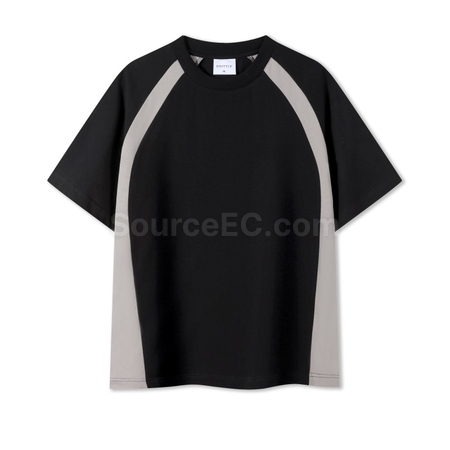 Customization Contrasting Color Summer T-shirt Corporate Gifts