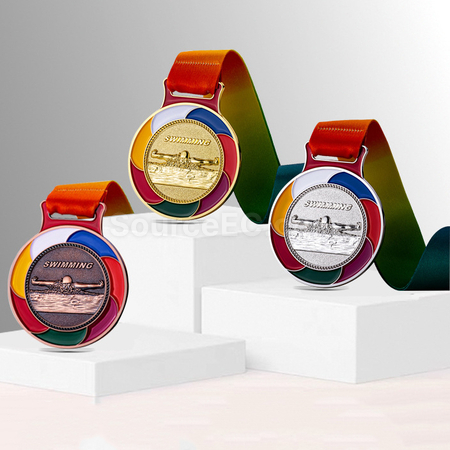 Swimming Metal Medal