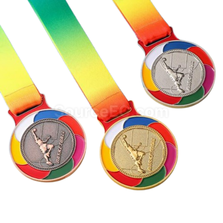 Customization Basketball Metal Medal Corporate Gifts