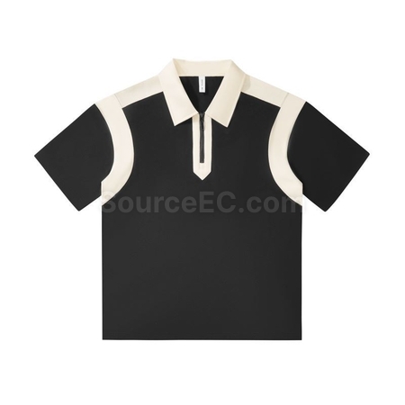Customization Vintage Patchwork Polo Shirt Corporate Gifts
