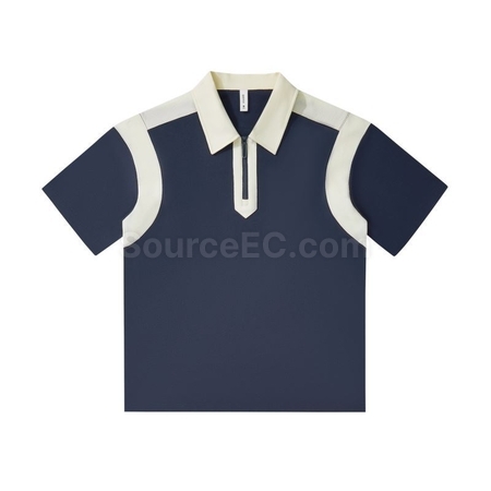 Customization Vintage Patchwork Polo Shirt Corporate Gifts