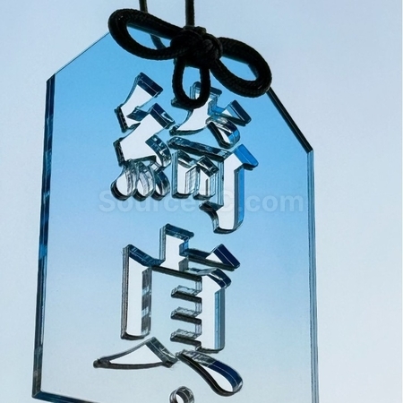Customization Custom Acrylic Hollow Amulet Pendant Corporate Gifts