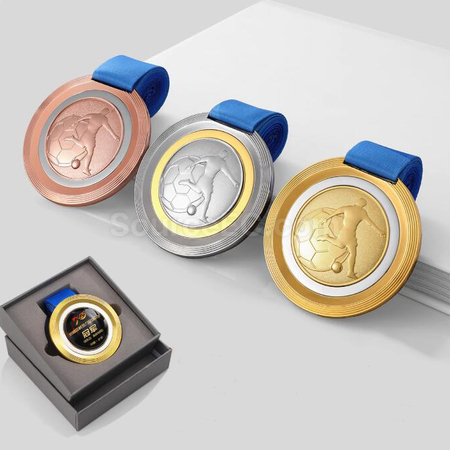 Football Metal Medal