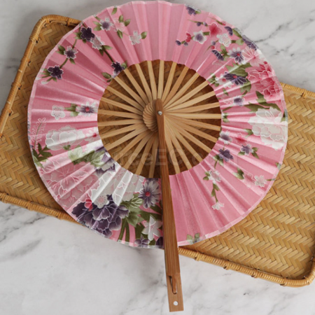 Customization Windmill folding long - handled fan Corporate Gifts