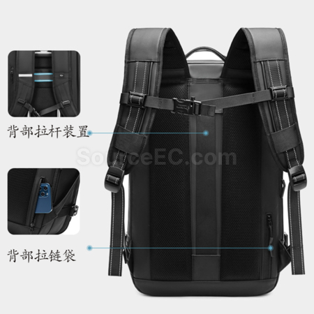 Customization Expandable Wet And Dry Separation Anti-Theft Computer Backpack Corporate Gifts