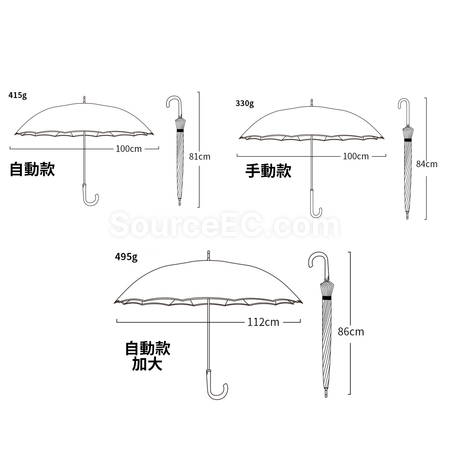 Customization 16K Straight Umbrella Corporate Gifts