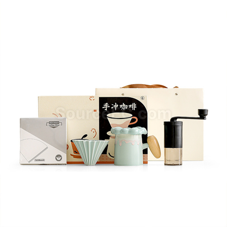 Hand Grinding Coffee Maker Coffee Maker Pour-over Business Gift Set
