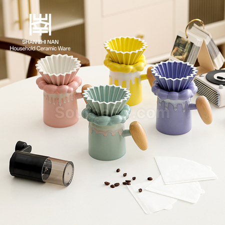 Customization Hand Grinding Coffee Maker Coffee Maker Pour-over Business Gift Set Corporate Gifts