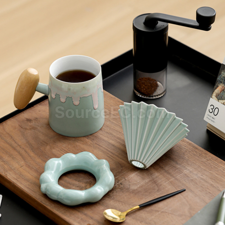 Customization Hand Grinding Coffee Maker Coffee Maker Pour-over Business Gift Set Corporate Gifts