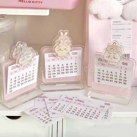 Customization Acrylic Clip Desk Calendar Corporate Gifts