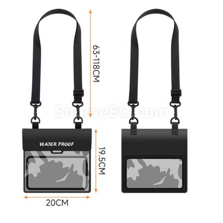 Customization Large-capacity crossbody waterproof bag with touchscreen functionality Corporate Gifts