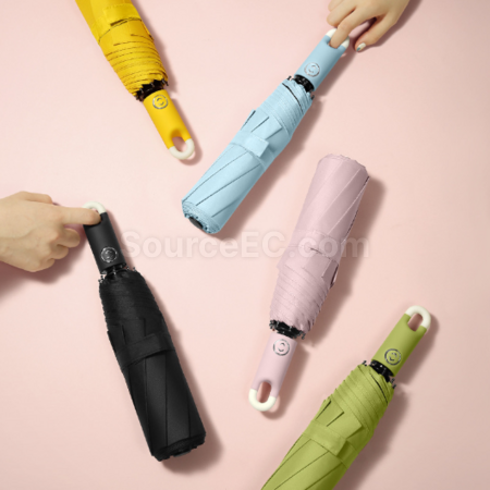Customization Automatic three-fold umbrella with buckle Corporate Gifts