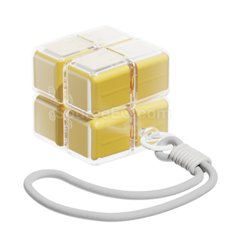 Customization Rubik's Cube Medicine Box with Lanyard Corporate Gifts