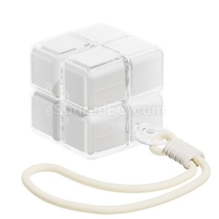 Customization Rubik's Cube Medicine Box with Lanyard Corporate Gifts