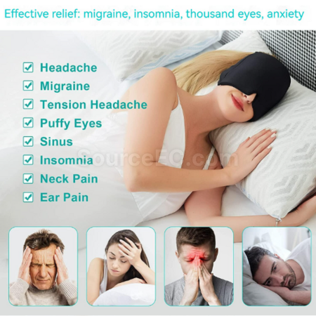Customization Cold and hot compress ice pack headgear and eye mask Corporate Gifts