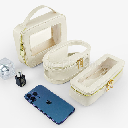 Customization Transparent Hand-held Makeup Bag Corporate Gifts