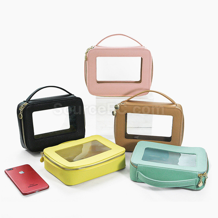 Customization Transparent Hand-held Makeup Bag Corporate Gifts
