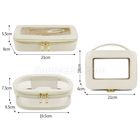 Customization Transparent Hand-held Makeup Bag Corporate Gifts