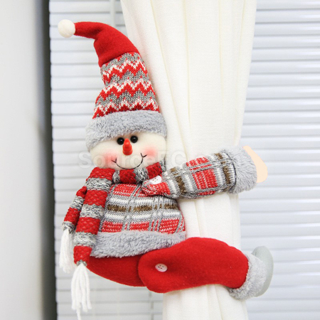 Customization Christmas Doll Curtain Clip Corporate Gifts