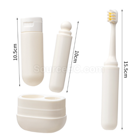 Customization Essential portable travel toothbrush set for travel Corporate Gifts