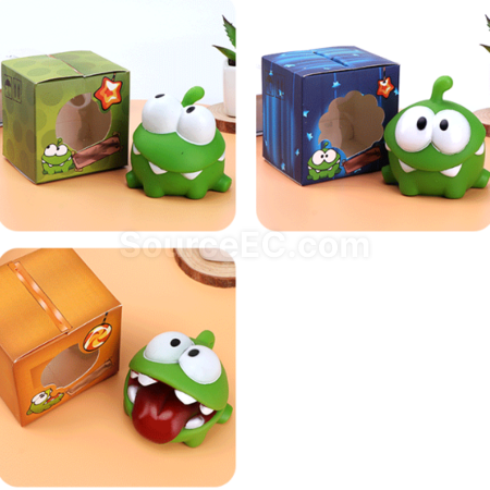 Customization Mung Bean Frog Sound-emitting Stress Relief Squishy Toy Corporate Gifts
