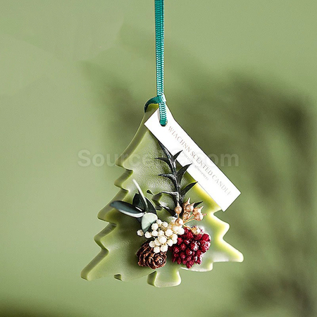 Customization Christmas Tree Scented Candle Fragrance Tablets Corporate Gifts