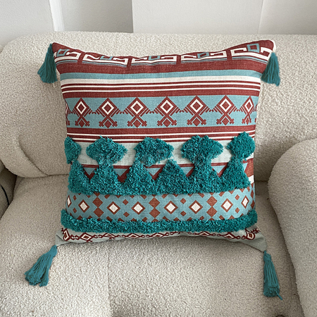 Customization Tufted Linen Printed Cushion Corporate Gifts