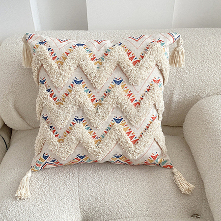 Customization Tufted Linen Printed Cushion Corporate Gifts