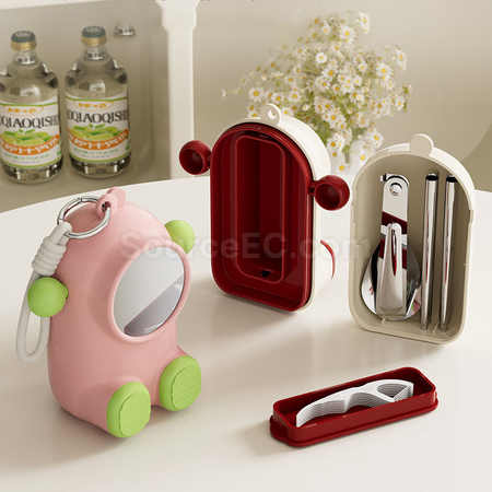 Customization Cartoon portable tableware set Corporate Gifts