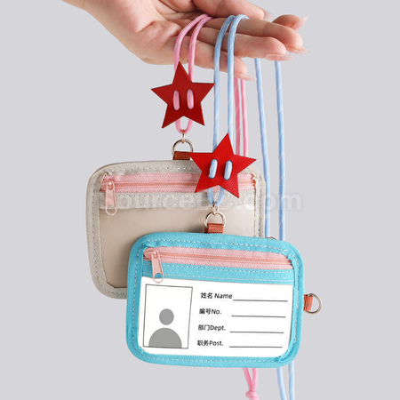Customization Contrast color soft shell card holder Corporate Gifts