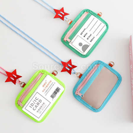 Customization Contrast color soft shell card holder Corporate Gifts