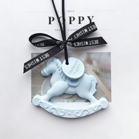 Customization Trojan horse gypsum aromatherapy tablet diffuser stone pendant Corporate Gifts