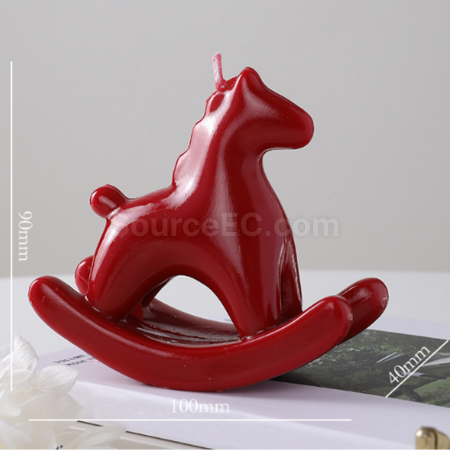 Customization New Year Rocking Horse Scented Candle Corporate Gifts