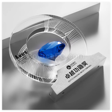 Customization Creative Diamond Crystal Trophy Corporate Gifts