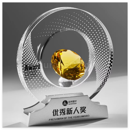 Customization Creative Diamond Crystal Trophy Corporate Gifts