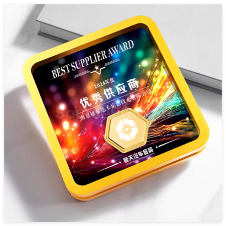 Customization Square Metal Crystal Trophy Corporate Gifts