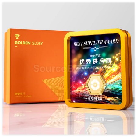Customization Square Metal Crystal Trophy Corporate Gifts