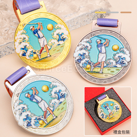 Customization Golf Metal Medal Corporate Gifts