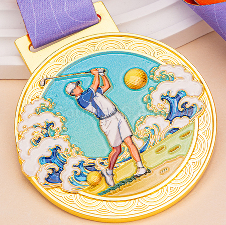 Customization Golf Metal Medal Corporate Gifts