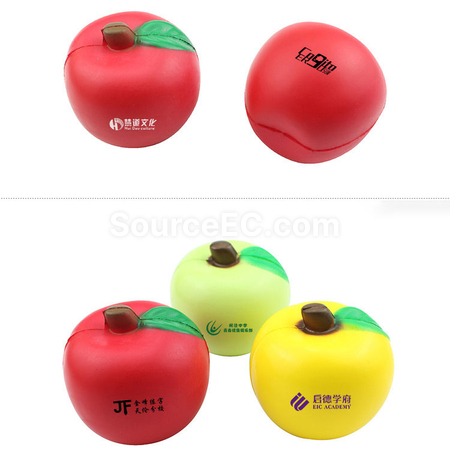 Customization Apple stress ball squeeze toy Corporate Gifts