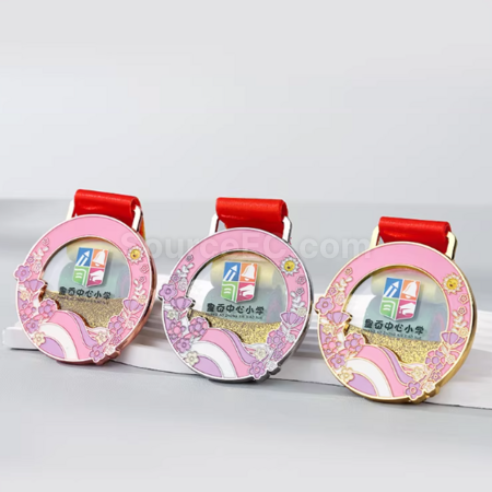 Customization Quicksand Metal Medal Corporate Gifts
