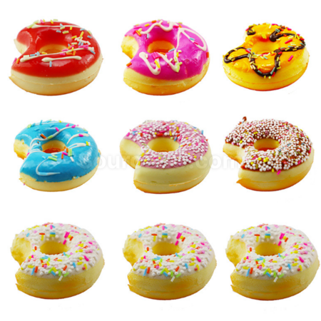 Customization Donut squeeze stress-relief toy keychain Corporate Gifts