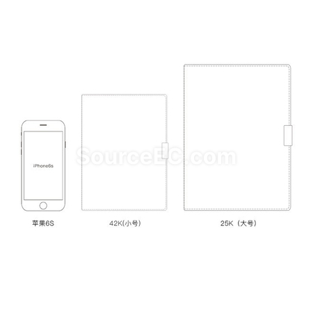 Customization Three-Fold Loose-Leaf Detachable Notebook Corporate Gifts