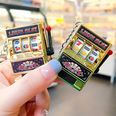 Customization Mini Decompression Portable Lucky Fruit Machine Game Machine Corporate Gifts