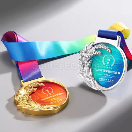 Customization Wheat Ear Medal Corporate Gifts