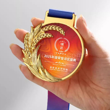 Customization Wheat Ear Medal Corporate Gifts